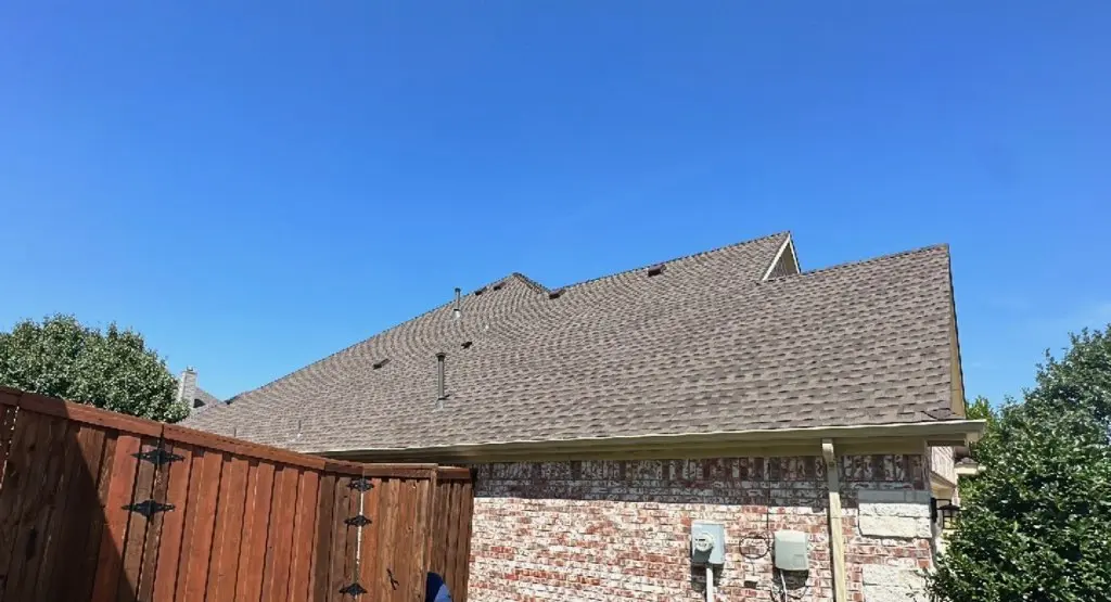 Completed roof replacement project in Menomonee Falls